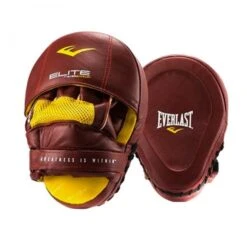 Everlast Elite Leather Punch Mitts -Boxing Promotions Store 1 red 1 19