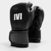 1V1 ARK-1 Training Boxing Gloves - Hook & Loop -Boxing Promotions Store 1v100 black