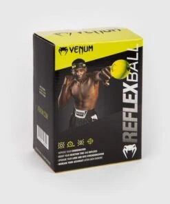 Venum Reflex Ball -Boxing Promotions Store 313dd834407606bcfc38f2dfaf287ccd7f3400a6 reflexball black neoyellow sd 05