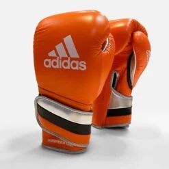 Adidas AdiSpeed Limited Edition Boxing Gloves - Velcro -Boxing Promotions Store adidas adispeed velcro orange