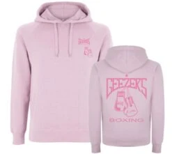 Geezers Hoodie Gloves Back Logo -Boxing Promotions Store back logo pink pink
