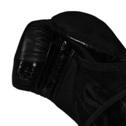 TITLE Black Blast Training Gloves - Velcro -Boxing Promotions Store bkbsttg bk 03 2