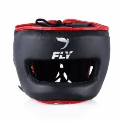 Fly Superbar Headguard -Boxing Promotions Store black red bar front