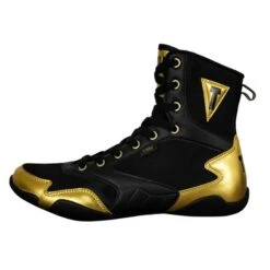 TITLE Charged Boxing Boots -Boxing Promotions Store black gold 1 1