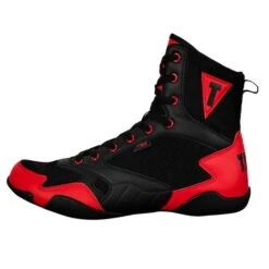 TITLE Charged Boxing Boots -Boxing Promotions Store black red 1