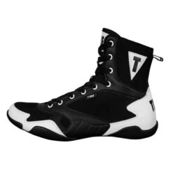 TITLE Charged Boxing Boots -Boxing Promotions Store black white 1