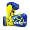 Rival RFX Guerrero Sparring Gloves - P4P - Lace -Boxing Promotions Store blue yellow rival