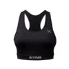 Sting Female Chest Protectors -Boxing Promotions Store chest protector black front 800x