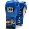 Cleto Reyes Traditional Lace Sparring Boxing Glove -Boxing Promotions Store cleto lace blue