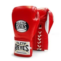 Cleto Reyes 'Safetec' Pro Fight Boxing Glove -Boxing Promotions Store cleto safe tec red