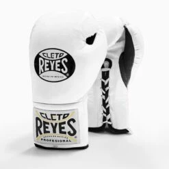 Cleto Reyes Traditional Pro Fight Boxing Gloves -Boxing Promotions Store cleto reyes traditional fight gloves white