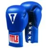 TITLE Classic Leather Training Gloves 2.0 - Lace -Boxing Promotions Store ctsgl2 bl 1 2