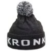 Kronk Detroit Knitted Bobble Hat -Boxing Promotions Store detroit beanie charcoal 1
