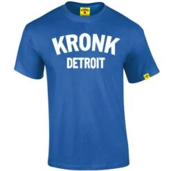 Kronk Detroit Tee -Boxing Promotions Store detroit tee blue