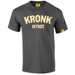 Kronk Detroit Tee -Boxing Promotions Store detroit tee charcoal