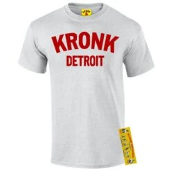 Kronk Detroit Tee -Boxing Promotions Store detroit tee grey
