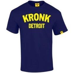 Kronk Detroit Tee -Boxing Promotions Store detroit tee navy
