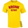 Kronk Detroit Tee -Boxing Promotions Store detroit tee yellow