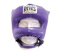 Cleto Reyes Pointed Nylon Bar Headguard -Boxing Promotions Store e388u purplefront 1 1
