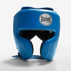 Geezers Elite Pro Headguard 2.0 16 Geezers Elite Pro Headguard 2.0 -Boxing Promotions Store elite pro headguard 2.0 front blue