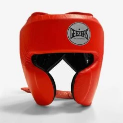 Geezers Elite Pro Headguard 2.0 20 Geezers Elite Pro Headguard 2.0 -Boxing Promotions Store elite pro headguard 2.0 front red