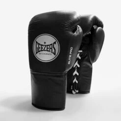 Geezers Elite Pro Training/Sparring Gloves 2.0 - Lace 18 Geezers Elite Pro Training/Sparring Gloves 2.0 - Lace -Boxing Promotions Store elite pro lace black