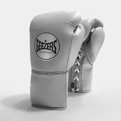 Geezers Elite Pro Training/Sparring Gloves 2.0 - Lace 21 Geezers Elite Pro Training/Sparring Gloves 2.0 - Lace -Boxing Promotions Store elite pro lace light grey