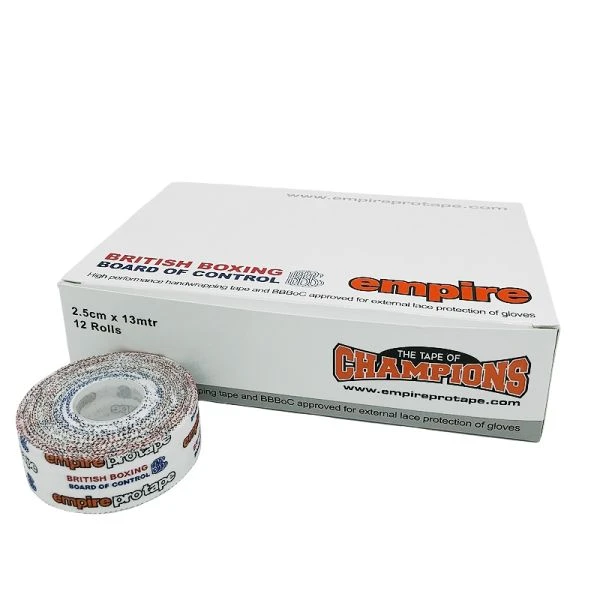 Empire Printed BBBoC Approved Pro Hand Tape - 2.5cm (Box Of 12) 3 Empire Printed BBBoC Approved Pro Hand Tape - 2.5cm (Box Of 12)