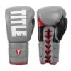 TITLE Boxing Leather Enforcer Pro Sparring Gloves -Boxing Promotions Store enforcer silver 1