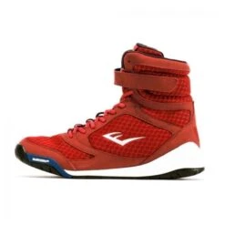 Everlast Elite High Top Boxing Boots -Boxing Promotions Store ev1400 red1