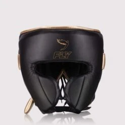 Fly Knight X Headguard -Boxing Promotions Store fly802 black gold a