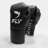 Fly Kyo Professional Fight Boxing Gloves -Boxing Promotions Store fly kyo pro fight gloves black