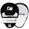 Fighting Sports Tri-Tech Curved Boxing Mitts -Boxing Promotions Store fsppm wh bk 1 3 1