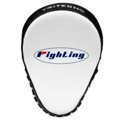 Fighting Sports Tri-Tech Curved Boxing Mitts -Boxing Promotions Store fsppm wh bk 2 1