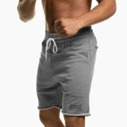 Geezers Small Logo Raw Seam Cotton Shorts 6 Geezers Small Logo Raw Seam Cotton Shorts -Boxing Promotions Store g2728 2