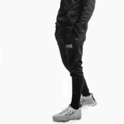 Geezers Poly Tracksuit Pants -Boxing Promotions Store g2902 black 1