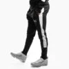 Geezers Poly Tracksuit Pants -Boxing Promotions Store g2902 black white 1
