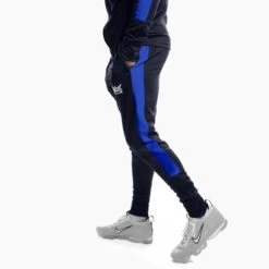 Geezers Poly Tracksuit Pants -Boxing Promotions Store g2902 navy blue 1