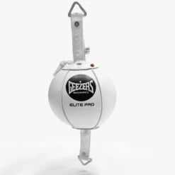 Geezers Elite Pro Leather Floor To Ceiling Ball -Boxing Promotions Store g3042 white