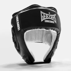 Geezers Olympiad Boxing Headguard -Boxing Promotions Store g805 black a
