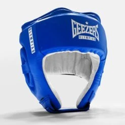 Geezers Olympiad Boxing Headguard -Boxing Promotions Store g805 blue a