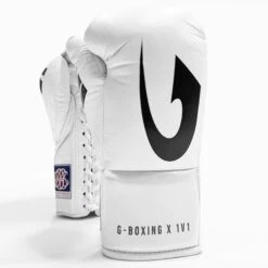 G-Boxing X 1V1 Professional Fight Gloves -Boxing Promotions Store gb120 whitea 2