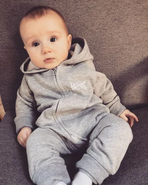 Geezers Back Logo Baby Coverall - Grey 6 Geezers Back Logo Baby Coverall - Grey - Image 4