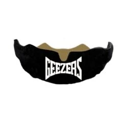Geezers Custom Made Dentist Fit 2 Colour Mouthguard -Boxing Promotions Store geezers dentist fit mouthguard black gold 2