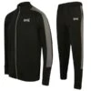 Geezers Junior Poly Tracksuit 2 Geezers Junior Poly Tracksuit -Boxing Promotions Store geezers new tracksuit black grey 2