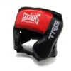 Geezers TRG Junior Cheek Headguard - Black/Red -Boxing Promotions Store geezers trg junior cheek headguard black red