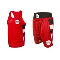Geezers Elite Amateur Shorts & Vest Set -Boxing Promotions Store geezerselitesetred