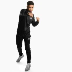 Geezers Poly Tracksuit -Boxing Promotions Store gpt black black 1