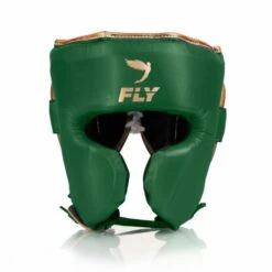 Fly Knight X Headguard -Boxing Promotions Store green gold headguard final