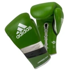 Adidas AdiSpeed Limited Edition Boxing Gloves - Lace -Boxing Promotions Store green lace